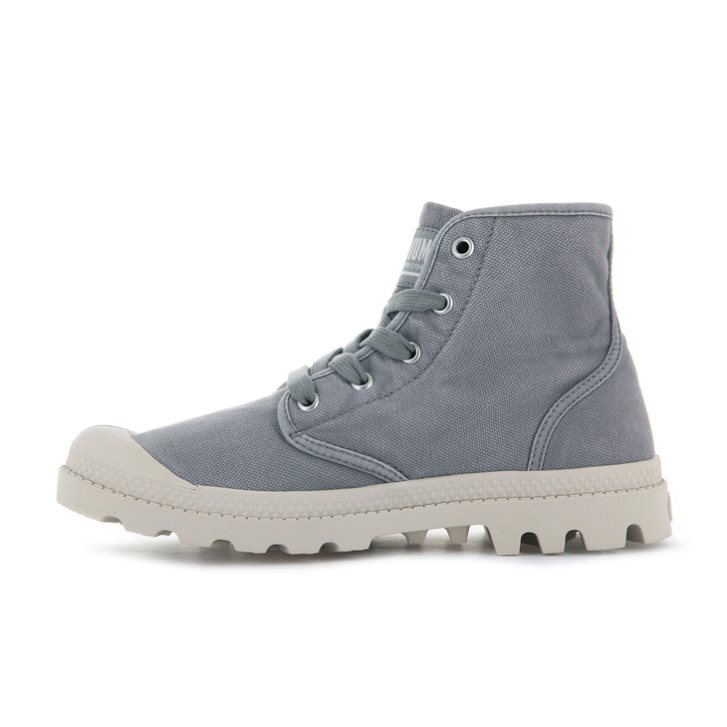 Dámské Boty Palladium Pampa Hi Šedé | CZ FEX-87B